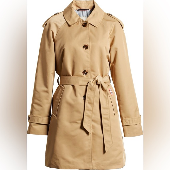 Hunter Women’s Stacy Water Resistant Trench Coat NWT - Picture 3 of 15